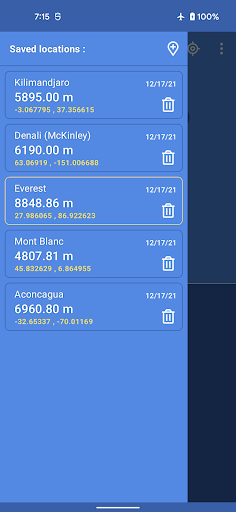 Altimeter - Image screenshot of android app