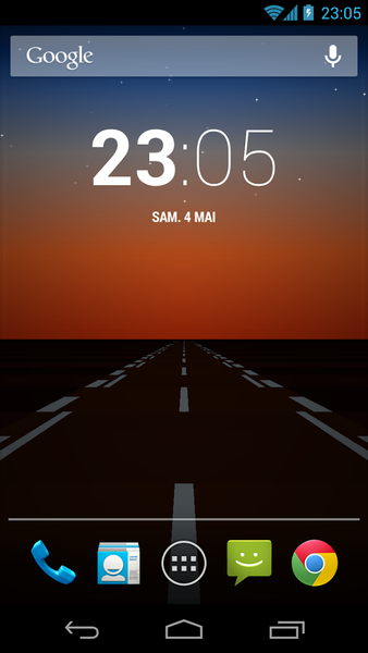 Retro Road Live Wallpaper - عکس برنامه موبایلی اندروید
