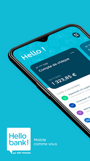 Hello bank! par BNP Paribas - Image screenshot of android app