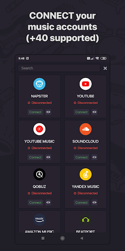 Soundiiz: playlists transfer - عکس برنامه موبایلی اندروید