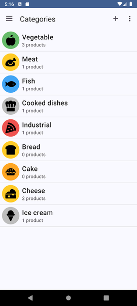 My Freezer - عکس برنامه موبایلی اندروید