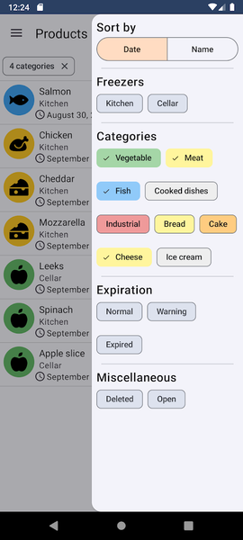 My Freezer - عکس برنامه موبایلی اندروید