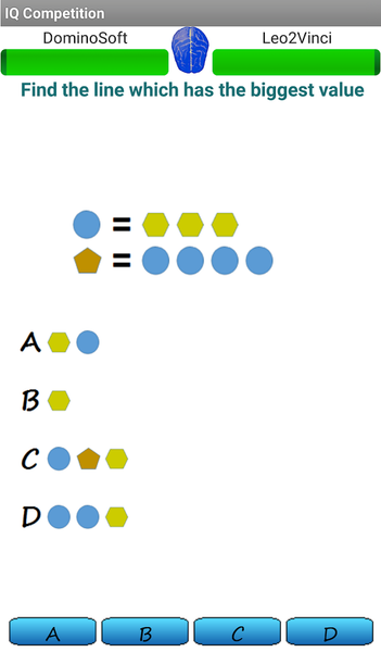 IQ Competition - Gameplay image of android game
