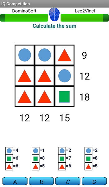 IQ Competition - Gameplay image of android game