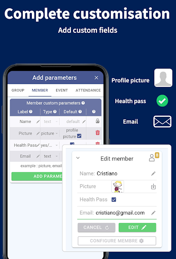 Attendy - Attendance register - عکس برنامه موبایلی اندروید