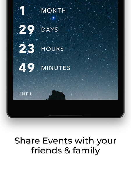 Countdown - Widget & Reminders - عکس برنامه موبایلی اندروید