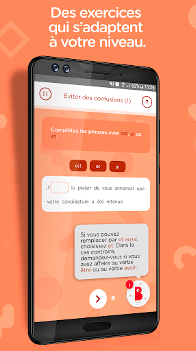 Mon coach Bescherelle - Orthographe et rédaction - Gameplay image of android game