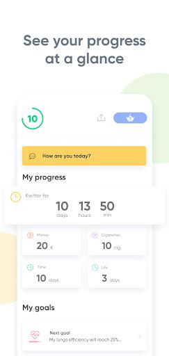 Kwit - Quit smoking for good! - عکس برنامه موبایلی اندروید