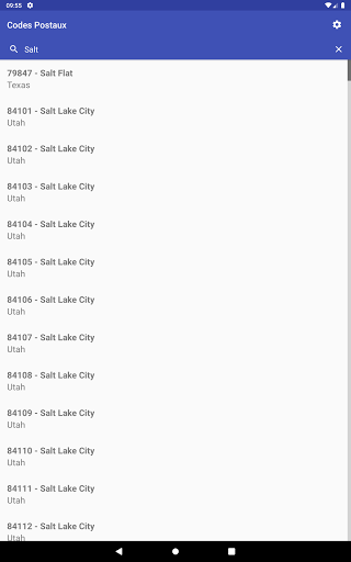 US ZIP Codes - عکس برنامه موبایلی اندروید