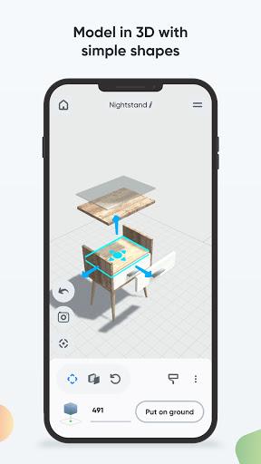 Moblo - 3D furniture modeling - Image screenshot of android app