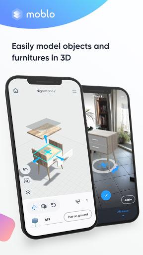 Moblo - 3D furniture modeling - عکس برنامه موبایلی اندروید