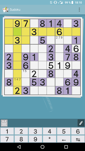 Grid games (crossword & sudoku puzzles) - Gameplay image of android game