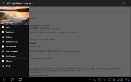 Offline dictionaries - Image screenshot of android app