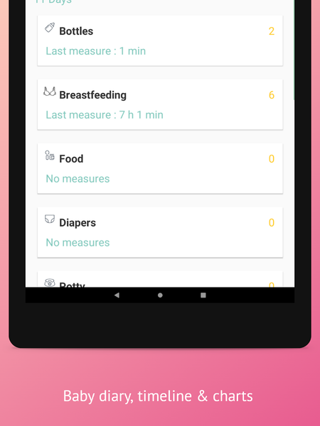 Baby Tracking / Baby's Diary - عکس برنامه موبایلی اندروید