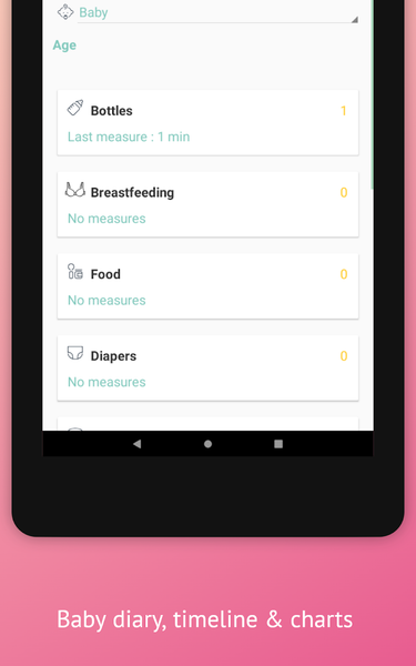 Baby Tracking / Baby's Diary - عکس برنامه موبایلی اندروید