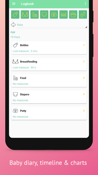 Baby Tracking / Baby's Diary - عکس برنامه موبایلی اندروید