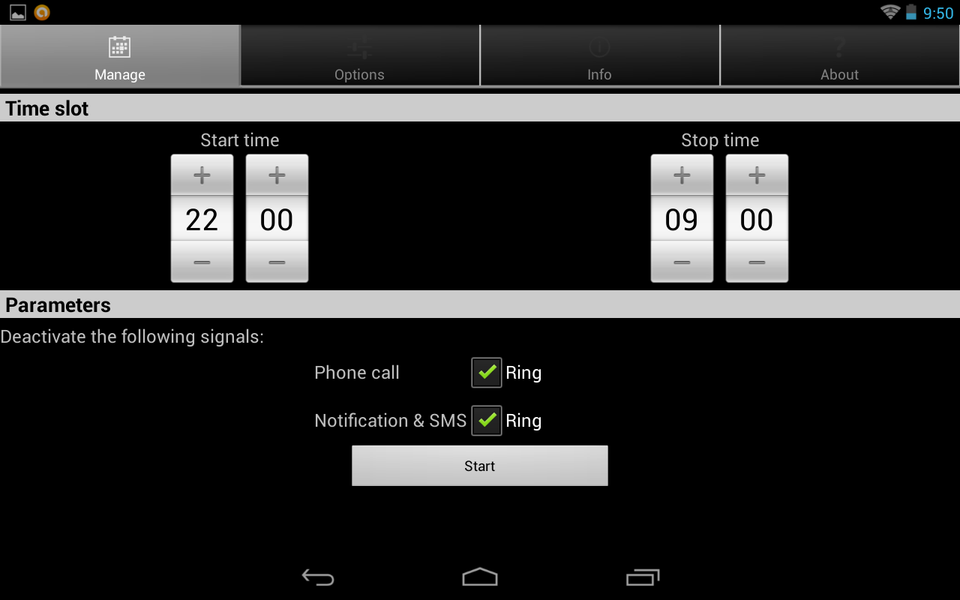 MutePhone (Silent / Mute) - Image screenshot of android app