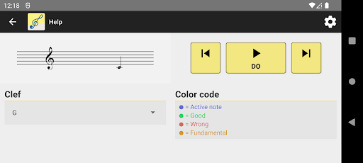 NotesDeMusique - Read notes - عکس بازی موبایلی اندروید
