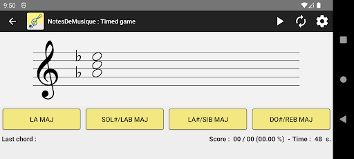 NotesDeMusique - Read notes - عکس بازی موبایلی اندروید