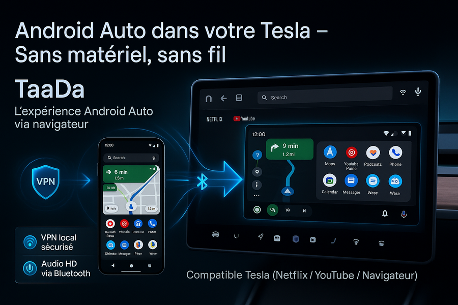 TaaDa: Android Auto for Tesla - عکس برنامه موبایلی اندروید