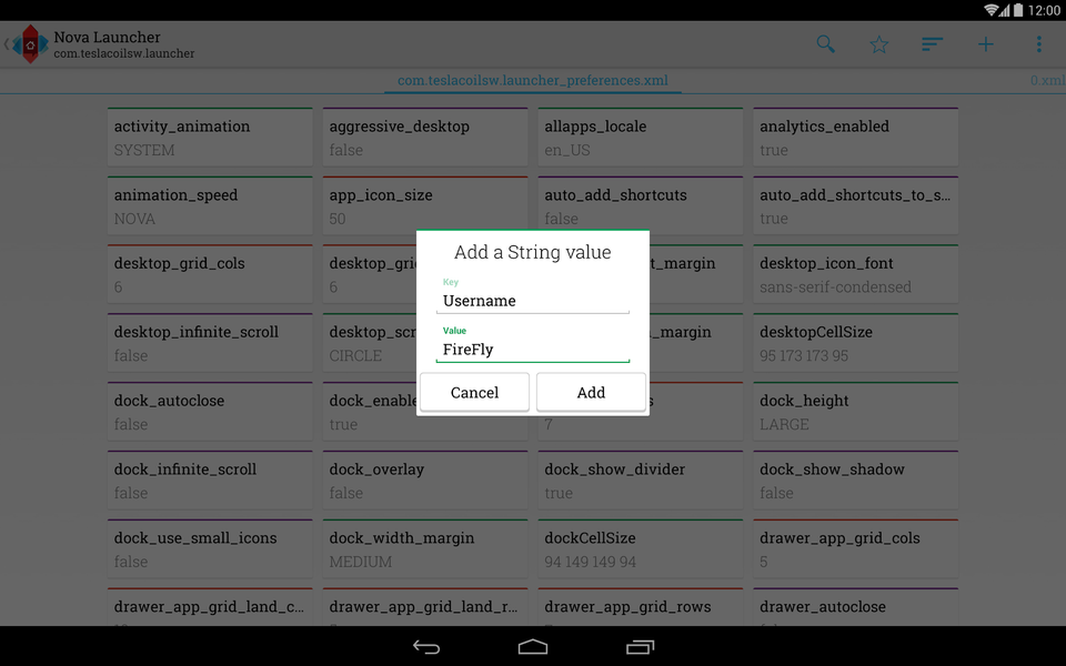 Preferences Manager - Image screenshot of android app