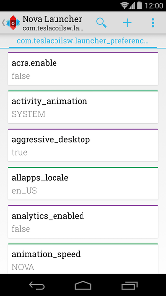 Preferences Manager - Image screenshot of android app