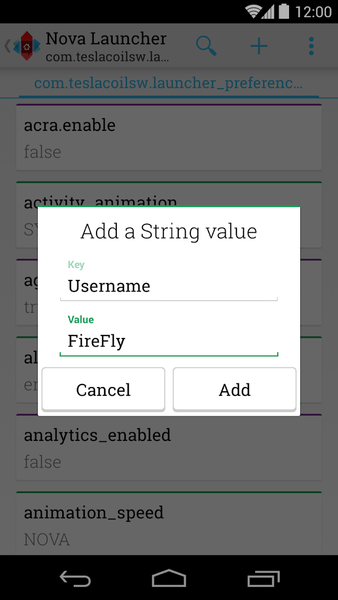 Preferences Manager - Image screenshot of android app