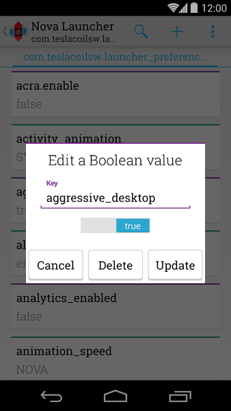 Preferences Manager - Image screenshot of android app