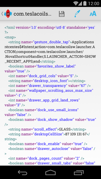 Preferences Manager - Image screenshot of android app