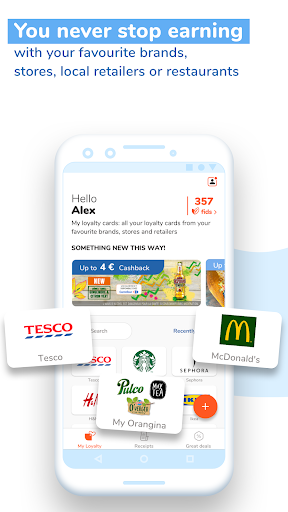 FidMe Loyalty Cards & Cashback - عکس برنامه موبایلی اندروید