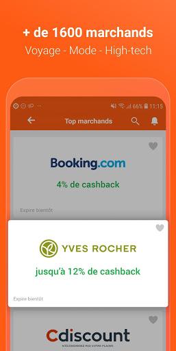 iGraal-Cashback & Codes Promos - Image screenshot of android app