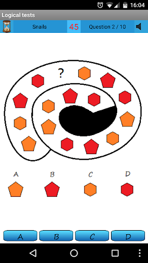 Logic Tests - IQ - Gameplay image of android game