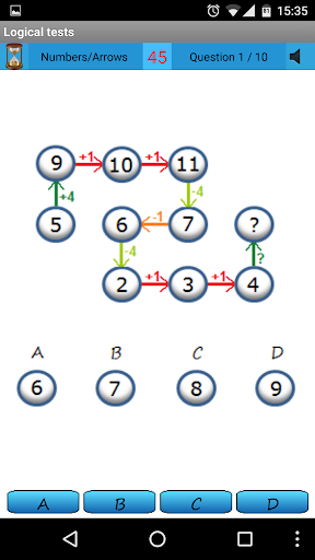 Logic Tests - IQ - Gameplay image of android game