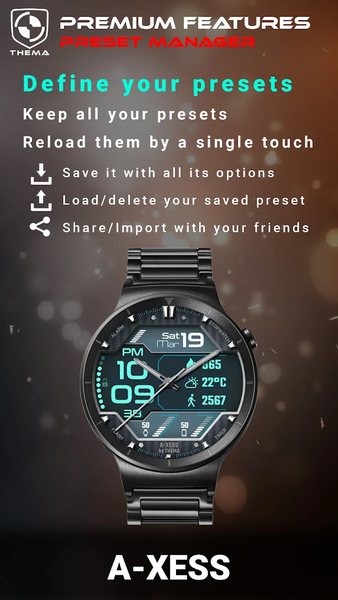 A-Xess Watch Face - عکس برنامه موبایلی اندروید