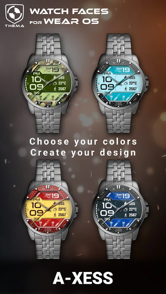 A-Xess Watch Face - Image screenshot of android app
