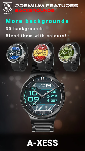 A-Xess Watch Face - عکس برنامه موبایلی اندروید