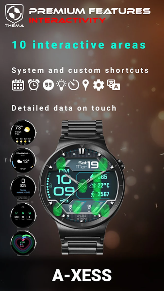 A-Xess Watch Face - عکس برنامه موبایلی اندروید