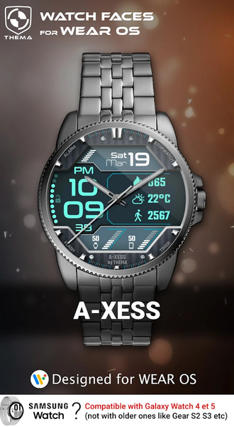 A-Xess Watch Face - عکس برنامه موبایلی اندروید