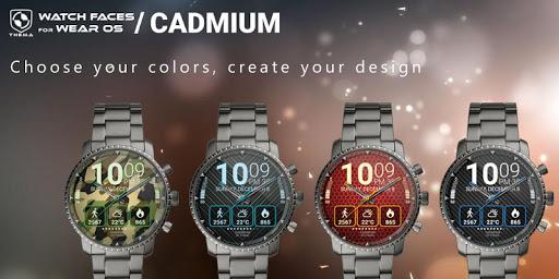 Cadmium Watch Face - Image screenshot of android app