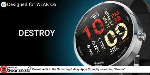 Destroy Watch Face - Image screenshot of android app