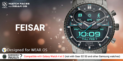 Feisar Watch Face - Image screenshot of android app