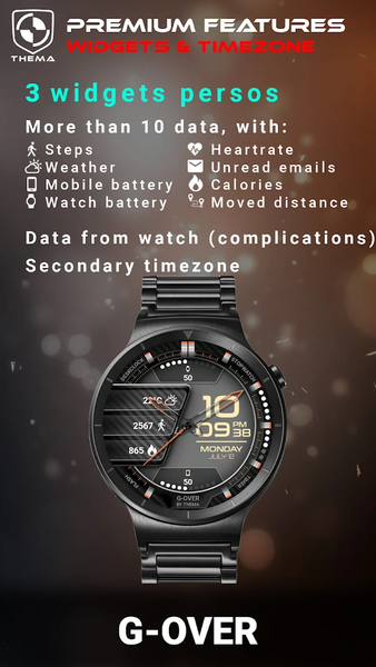 G-Over Watch Face - Image screenshot of android app