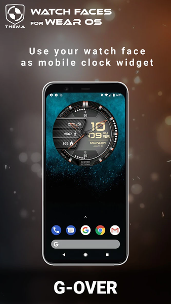 G-Over Watch Face - Image screenshot of android app