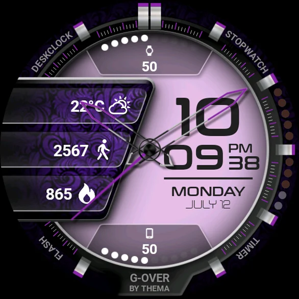 G-Over Watch Face - Image screenshot of android app