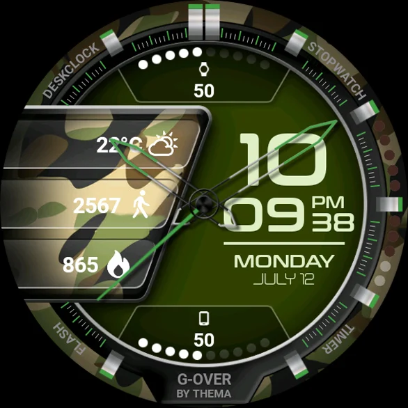 G-Over Watch Face - Image screenshot of android app