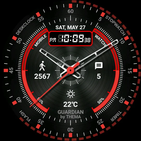 Guardian Watch Face - عکس برنامه موبایلی اندروید