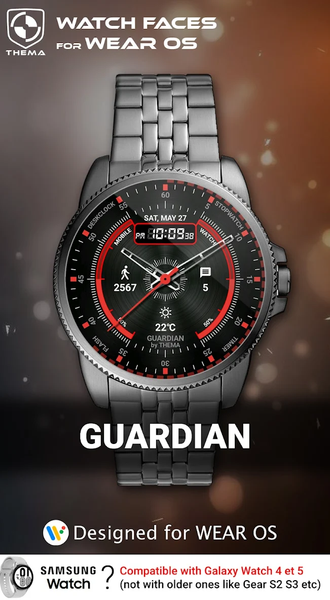 Guardian Watch Face - Image screenshot of android app