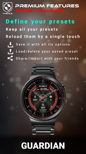 Guardian Watch Face - عکس برنامه موبایلی اندروید