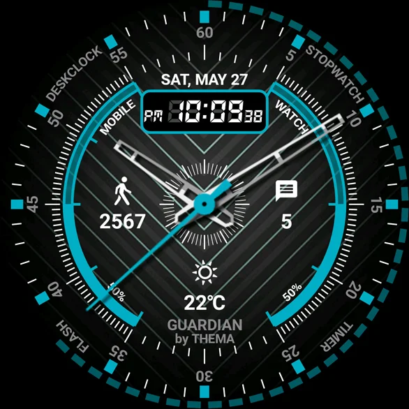 Guardian Watch Face - عکس برنامه موبایلی اندروید