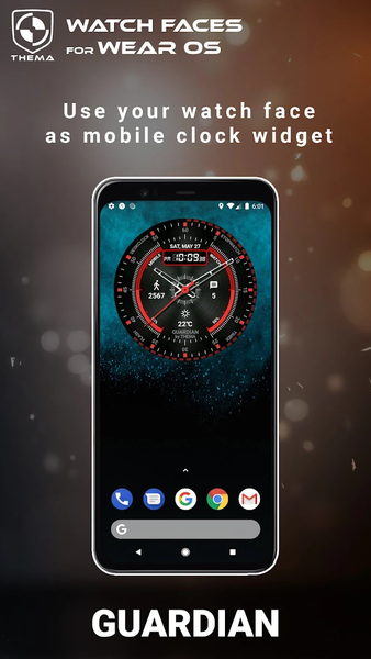 Guardian Watch Face - عکس برنامه موبایلی اندروید